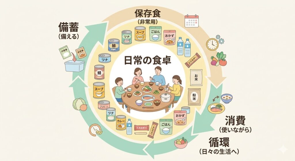 ローリングストックの図解