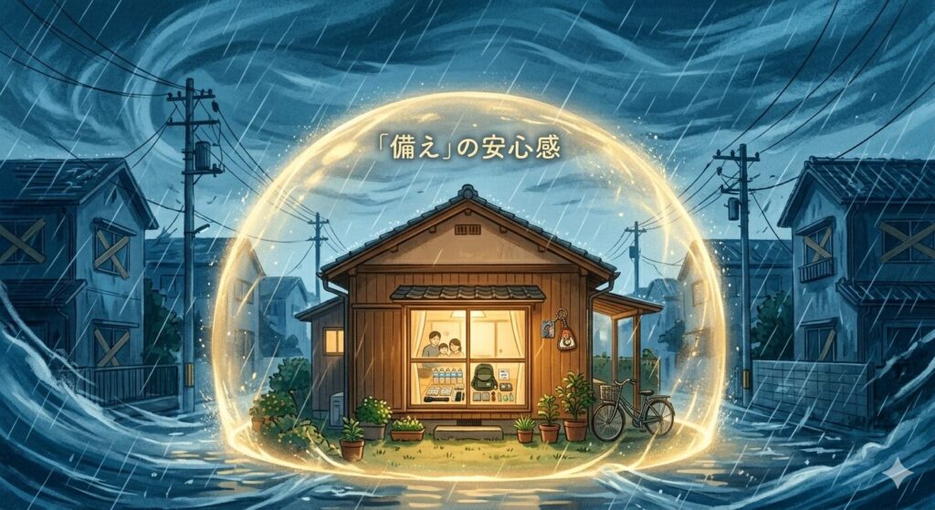 台風がきても守られている家