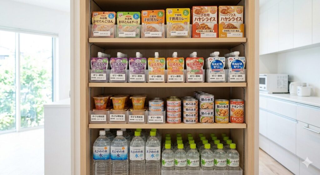 子供向けの防災備蓄